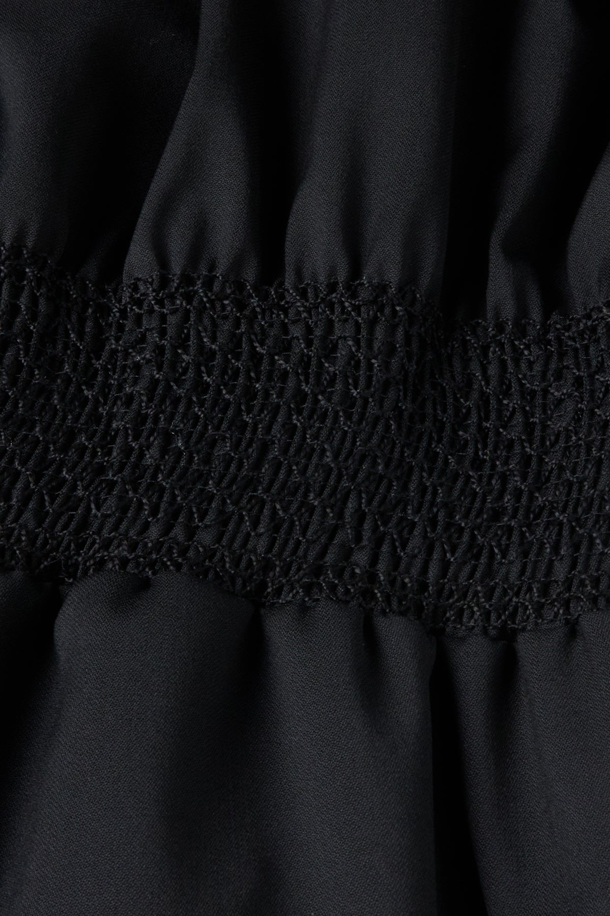 humoresque - shirring combinaison - black