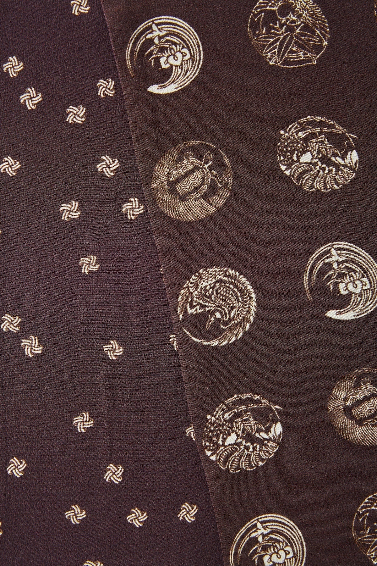 ●OLD JOE - FADED SILK FRINGE STALL - BARK