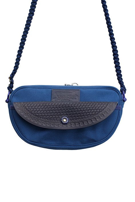 KICHIZO × GROK LEATHER - SHOULDER BAG LONG CHORD -BLUE