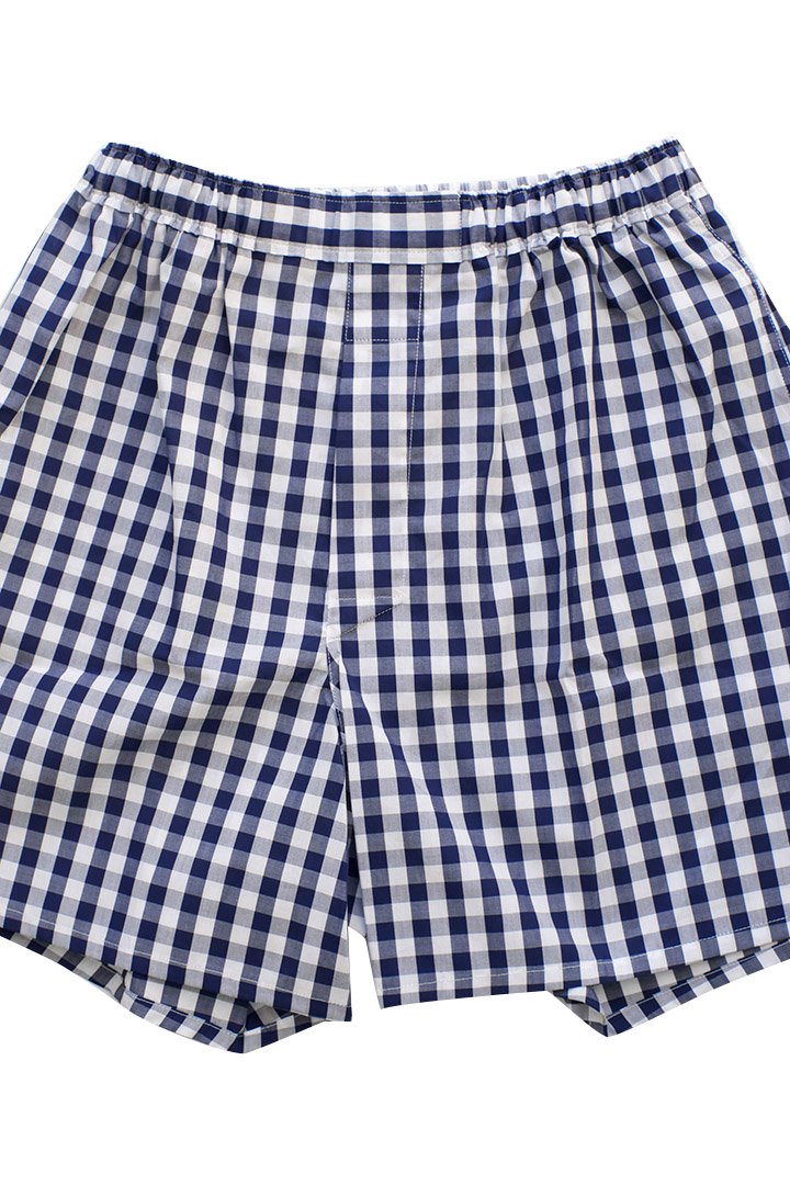 SLEEPY JONES - VICTOR BOXER - LARGE GINGHAM NAVY