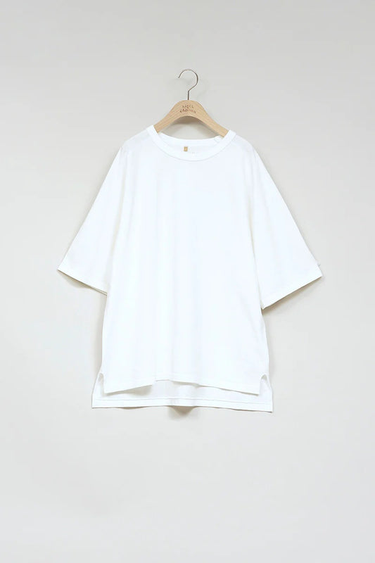 ◯ Nigel Cabourn woman - 5.6oz HALF SLEEVE - WHITE
