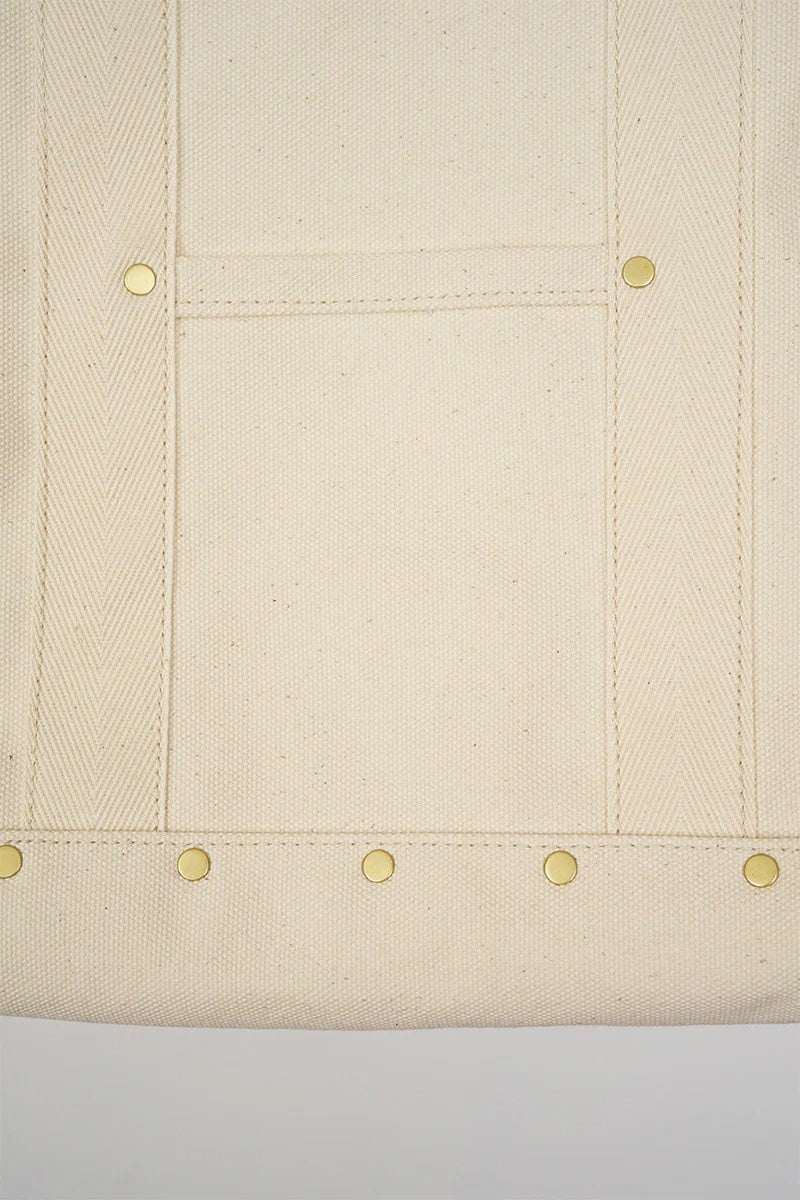 ◯ Nigel Cabourn woman - TOTE HEAVY CANVAS - OFF WHITE