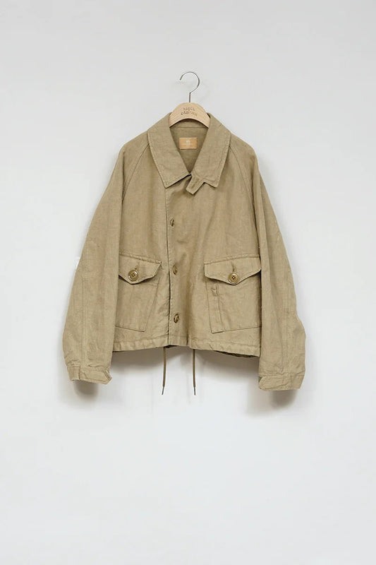 ◯ Nigel Cabourn woman - MK3 BLOUSON HEMP - KHAKI