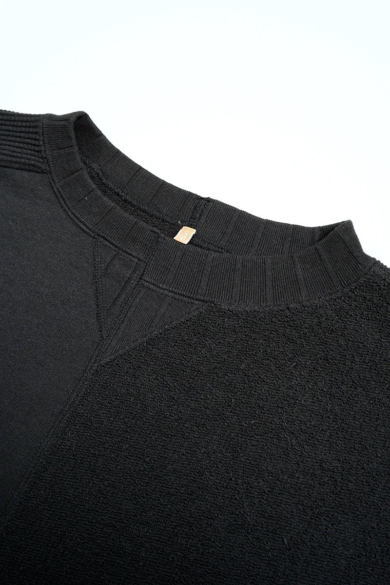 ◯ Nigel Cabourn woman - ARMY CREW JERSEY - BLACK
