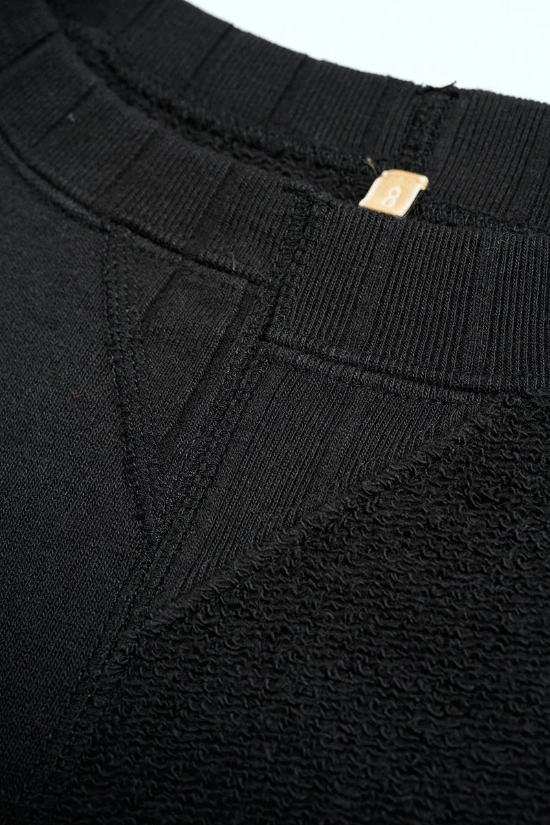 ◯ Nigel Cabourn woman - ARMY CREW JERSEY - BLACK