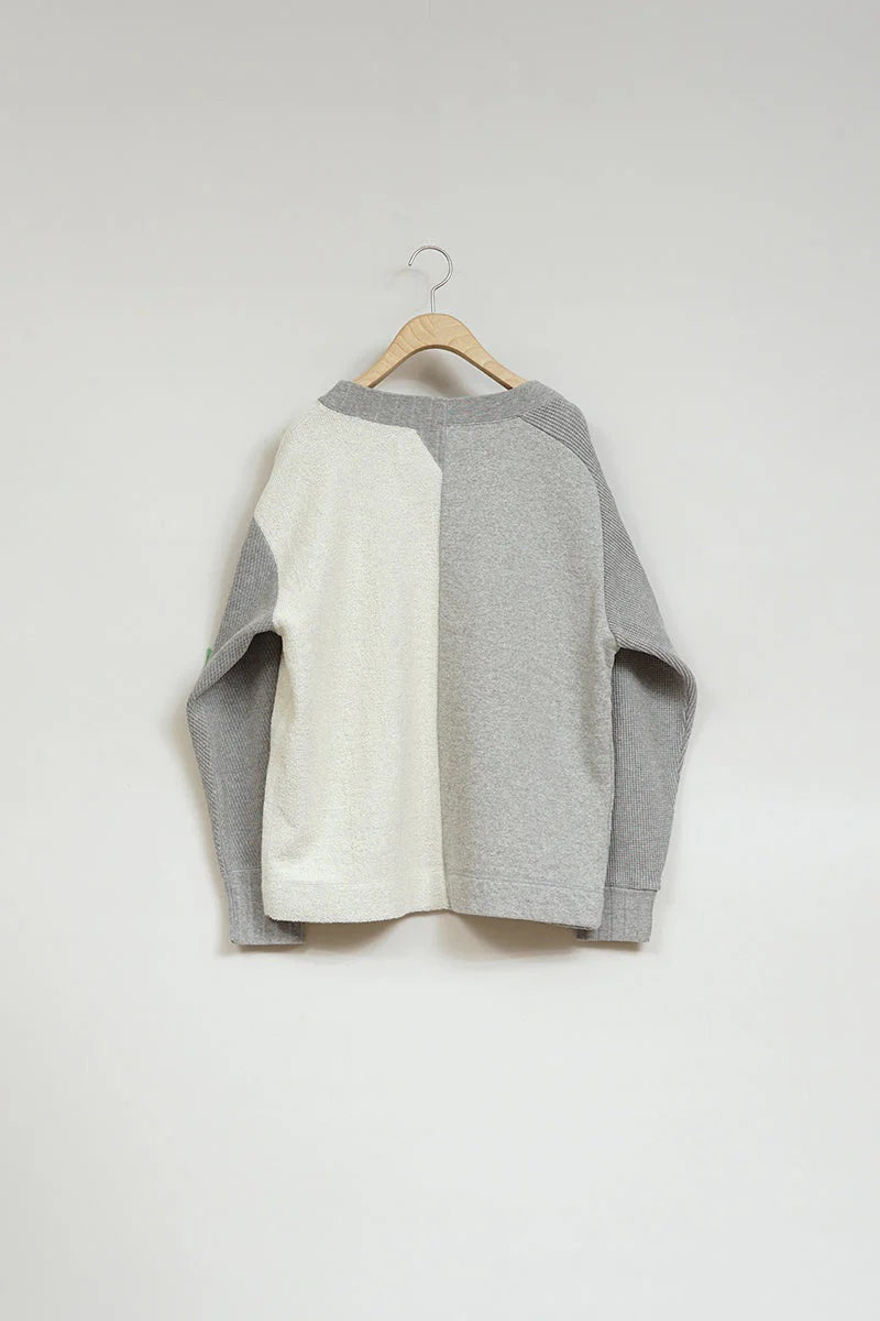 ◯ Nigel Cabourn woman - ARMY JERSEY MIX C/D - GRAY