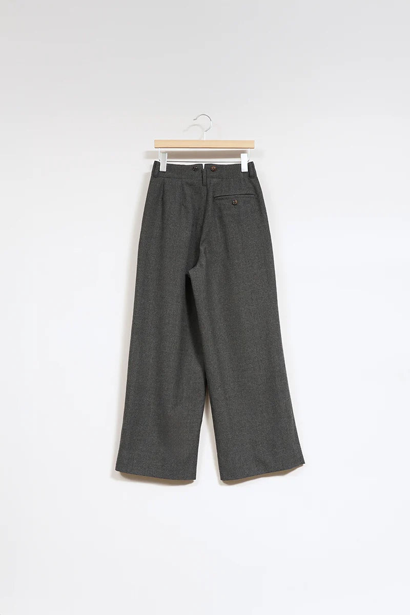 ◯ Nigel Cabourn woman - GENTLEMANS PT WOOL SERGE - CHACOAL GRAY