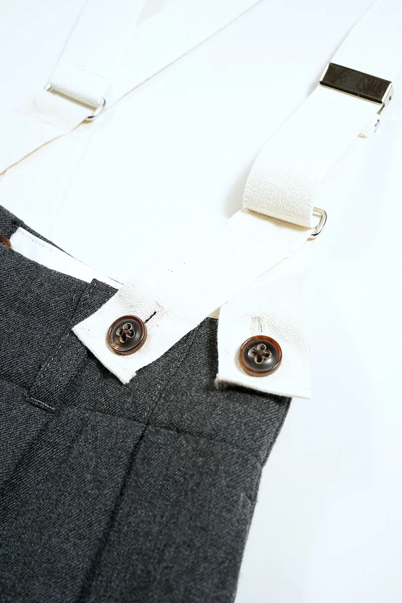 ◯ Nigel Cabourn woman - GENTLEMANS PT WOOL SERGE - CHACOAL GRAY