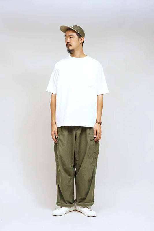◯ Nigel Cabourn - 7.8oz BASIC T-SHIRT - OFF WHITE