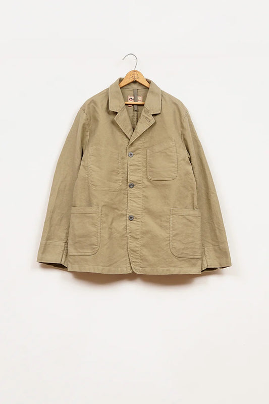 ◯ Nigel Cabourn - JK03-M WORK SUIT JK MOLESKIN - GREEN
