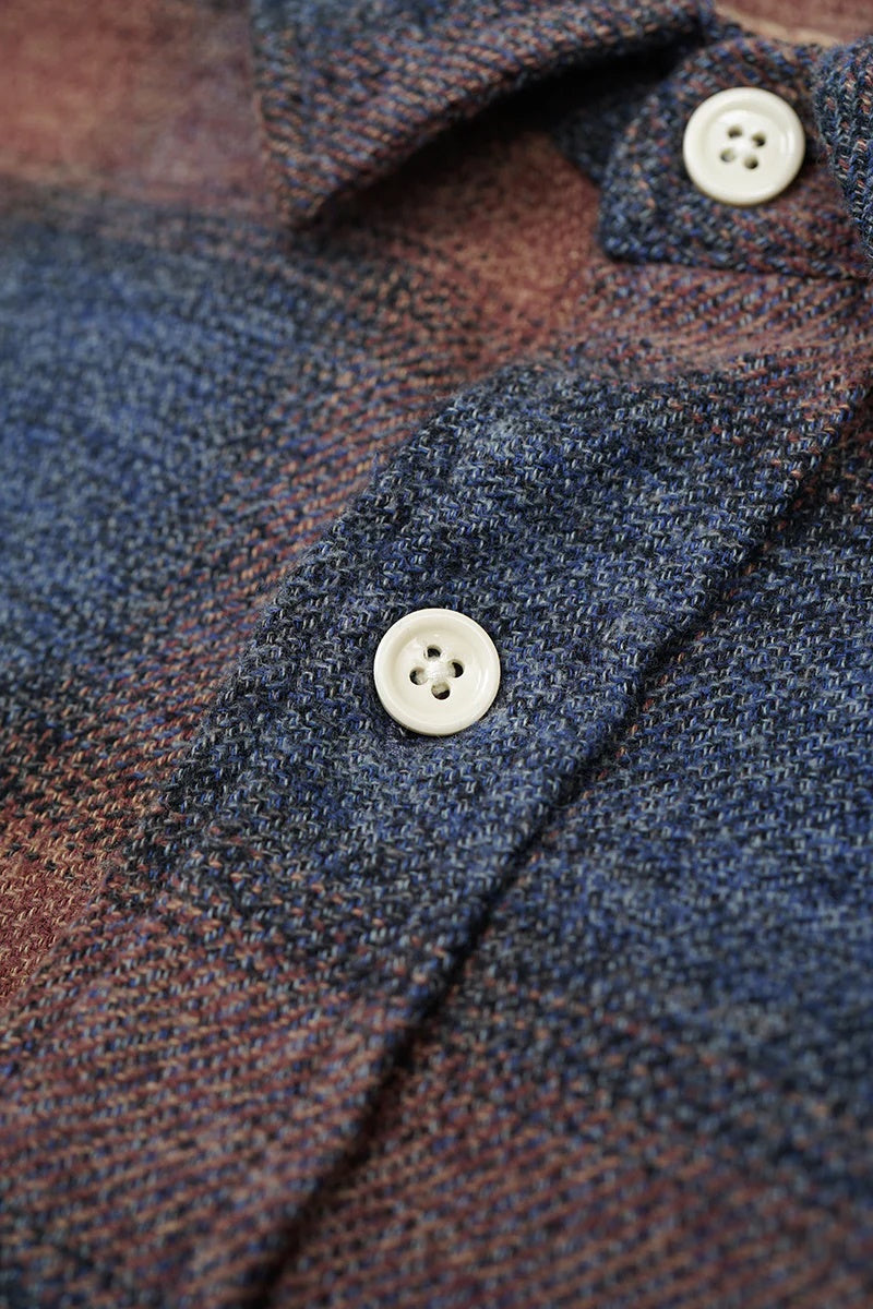 ◯ Nigel Cabourn - SH021 WORK SHIRT - BLUE