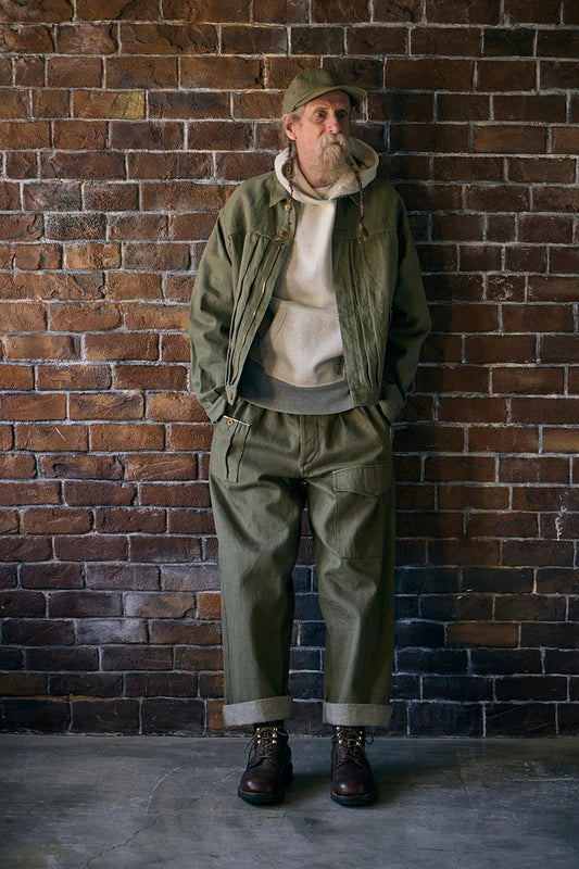 ◯ Nigel Cabourn - 40s DENIM JACKET 12.5oz - GREEN