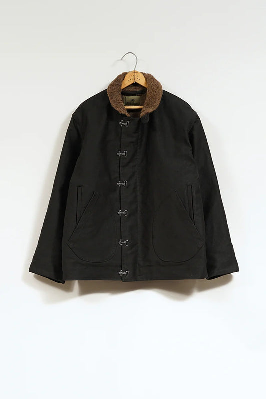 ◯ Nigel Cabourn - 40s US CLIP JK MODIFY BLACK - BLACK
