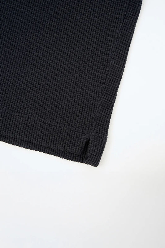 ◯ Nigel Cabourn - TURTLE NECK WAFFLE - DARK NAVY