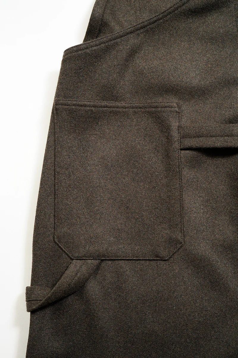 ◯ Nigel Cabourn - COAL MINER DUNGAREES B.CLOTH - BLUE GRAY