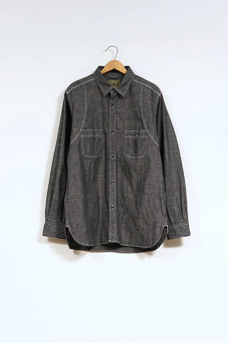 ◯ Nigel Cabourn - NEW MEDICAL SHIRT BK - BLACK