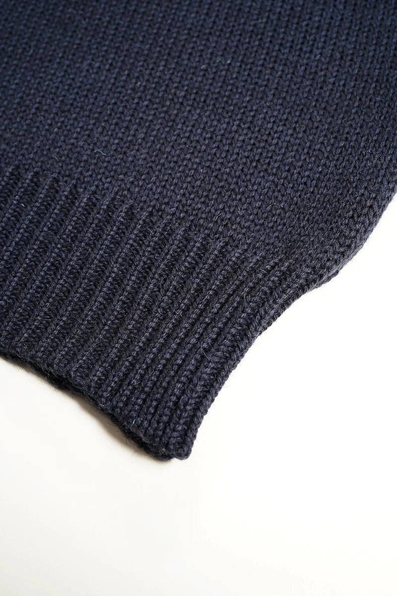 ◯ Nigel Cabourn - KEY CREW KNIT - NAVY