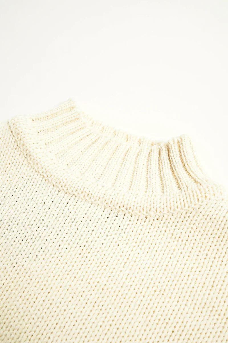 ◯ Nigel Cabourn - HIGH NECK KNIT - IVORY