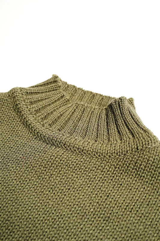 ◯ Nigel Cabourn - HIGH NECK KNIT - GREEN
