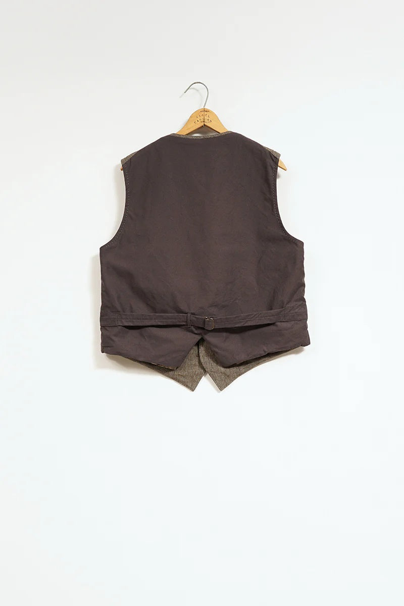 ◯ Nigel Cabourn - RANCH WORKER VEST - GRAY