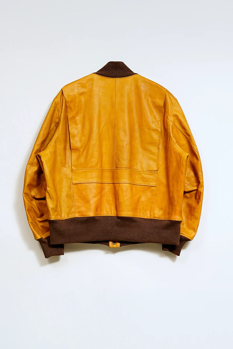 ◯ Nigel Cabourn - A-1 FLIGHT JK HORSE NUBUCK - CAMEL