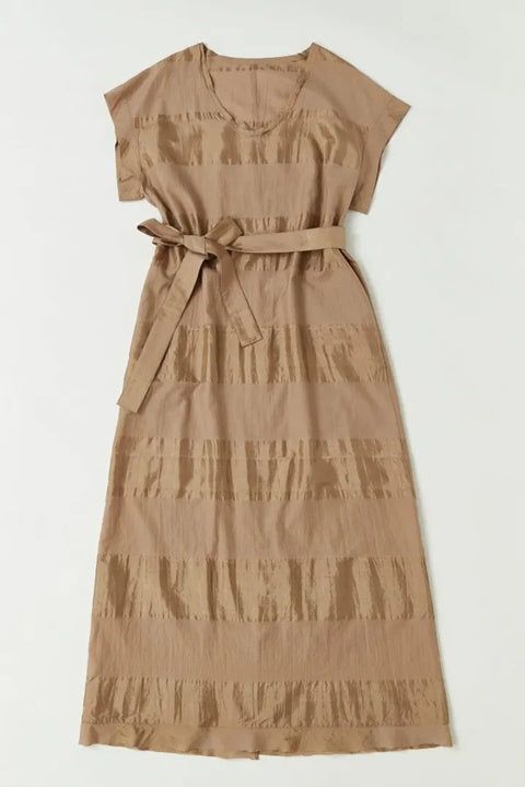 humoresque - U-neck dress - beige