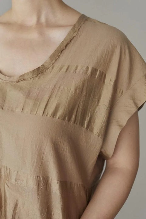 humoresque - U-neck dress - beige