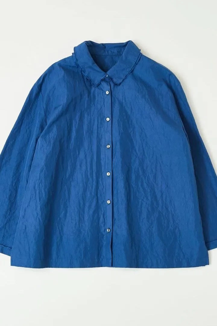 humoresque - casual shirt - cobalt blue