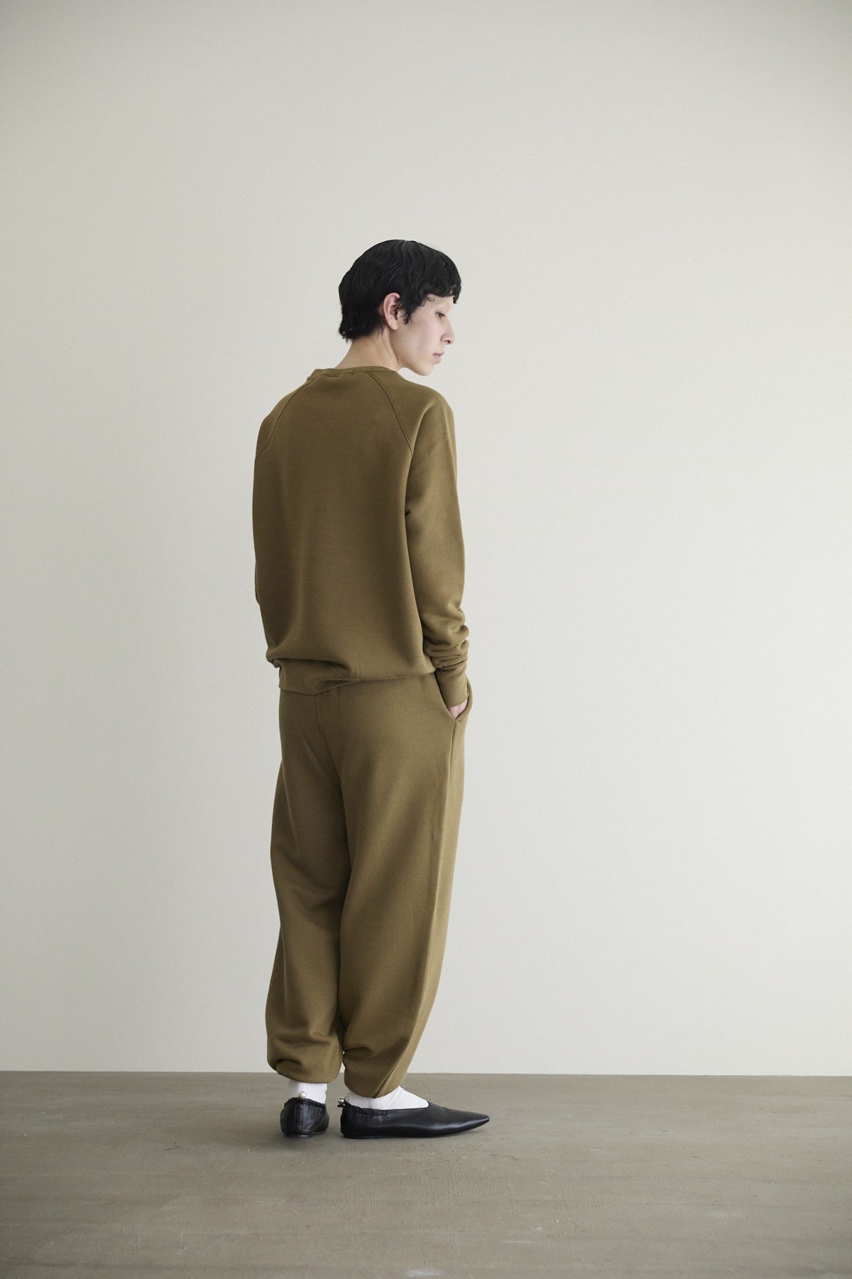 humoresque - sweat top - taupe