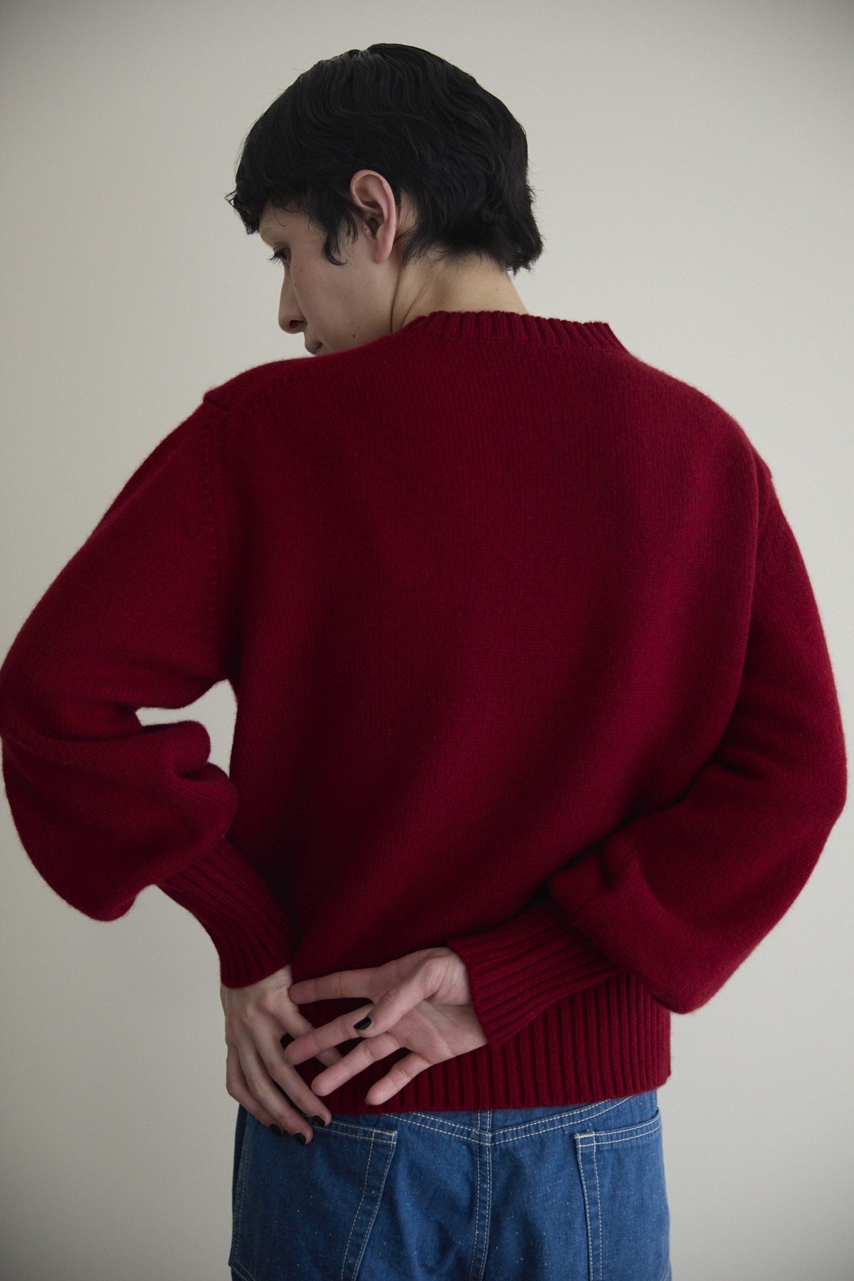 humoresque - cashmere pullover - bordeaux