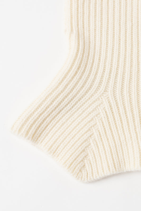 humoresque - turtle neck collar - ivory