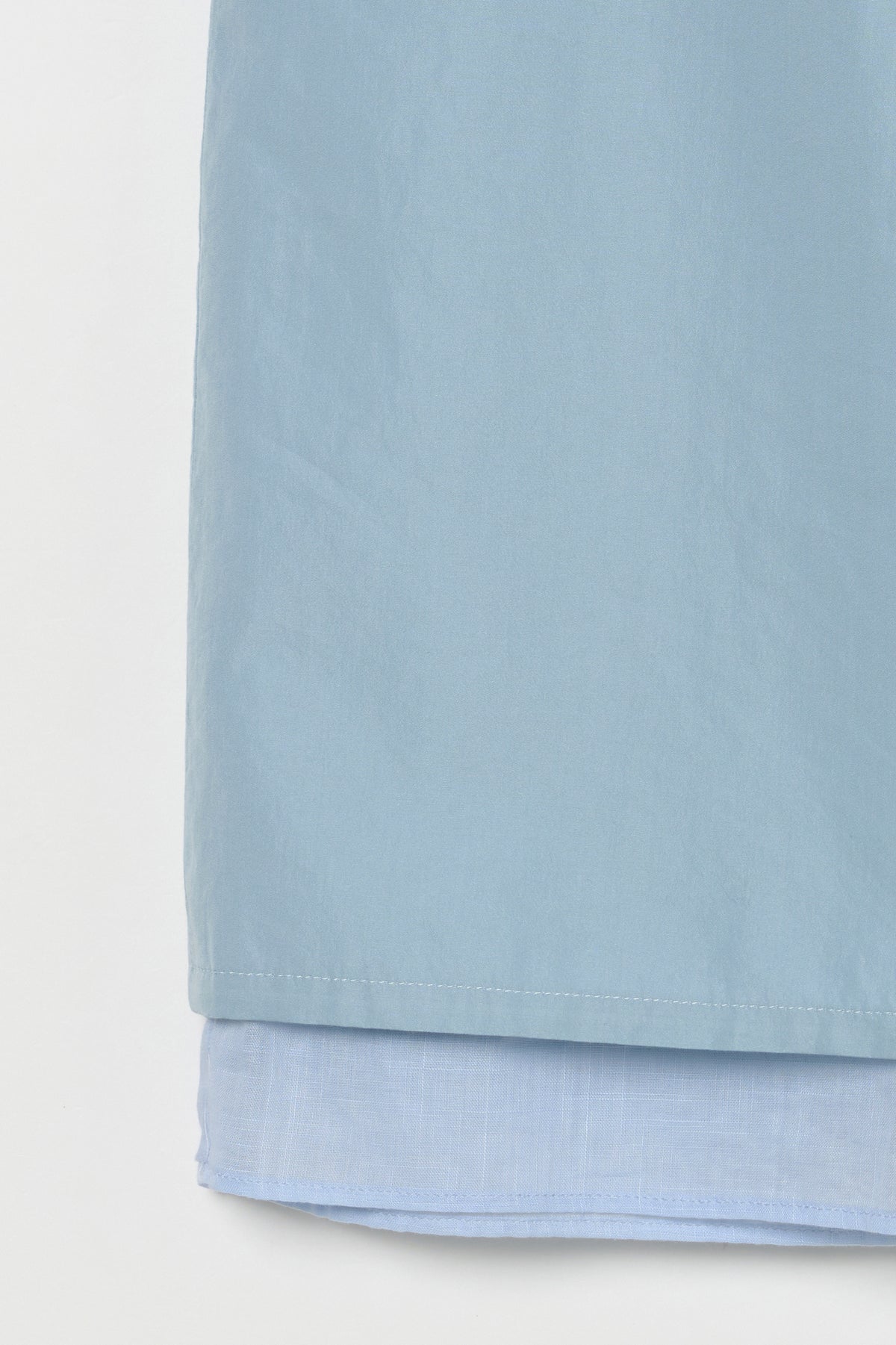 humoresque - layered skirt - blue gray