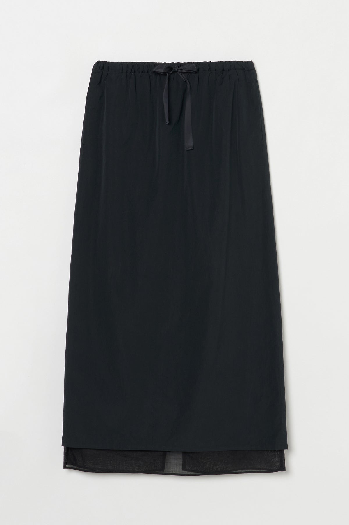humoresque - layered skirt - balck