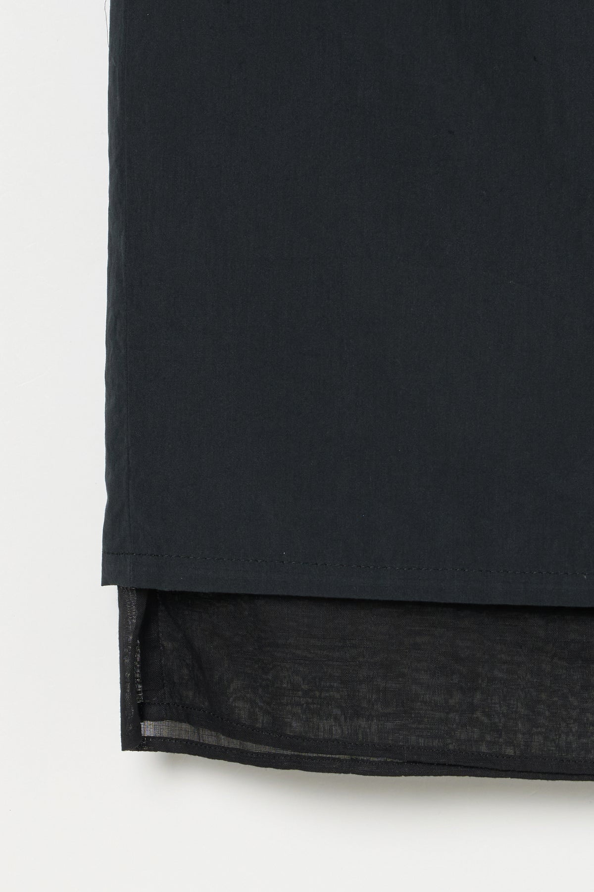 humoresque - layered skirt - balck