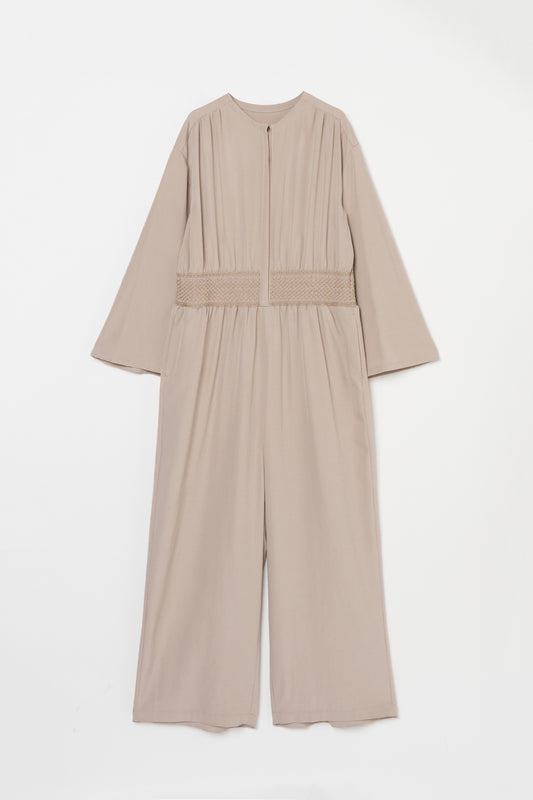 humoresque - shirring combinaison - greige
