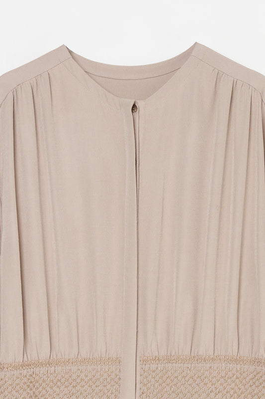 humoresque - shirring combinaison - greige