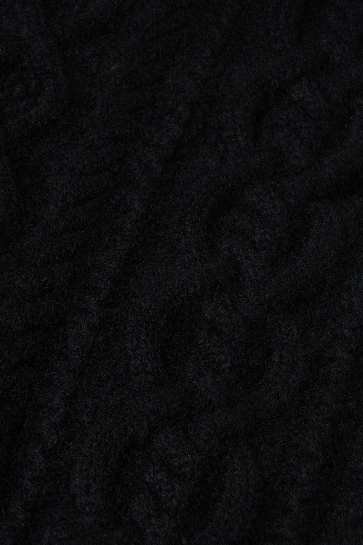 humoresque - cashmere Aran pullover - black