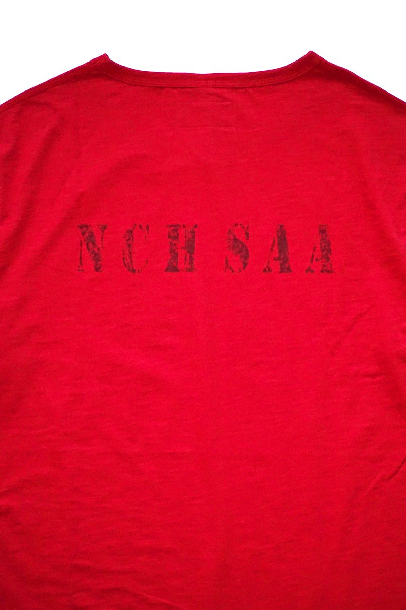 NIGEL CABOURN - LYBRO 1/2 SLEEVE TEE - RED