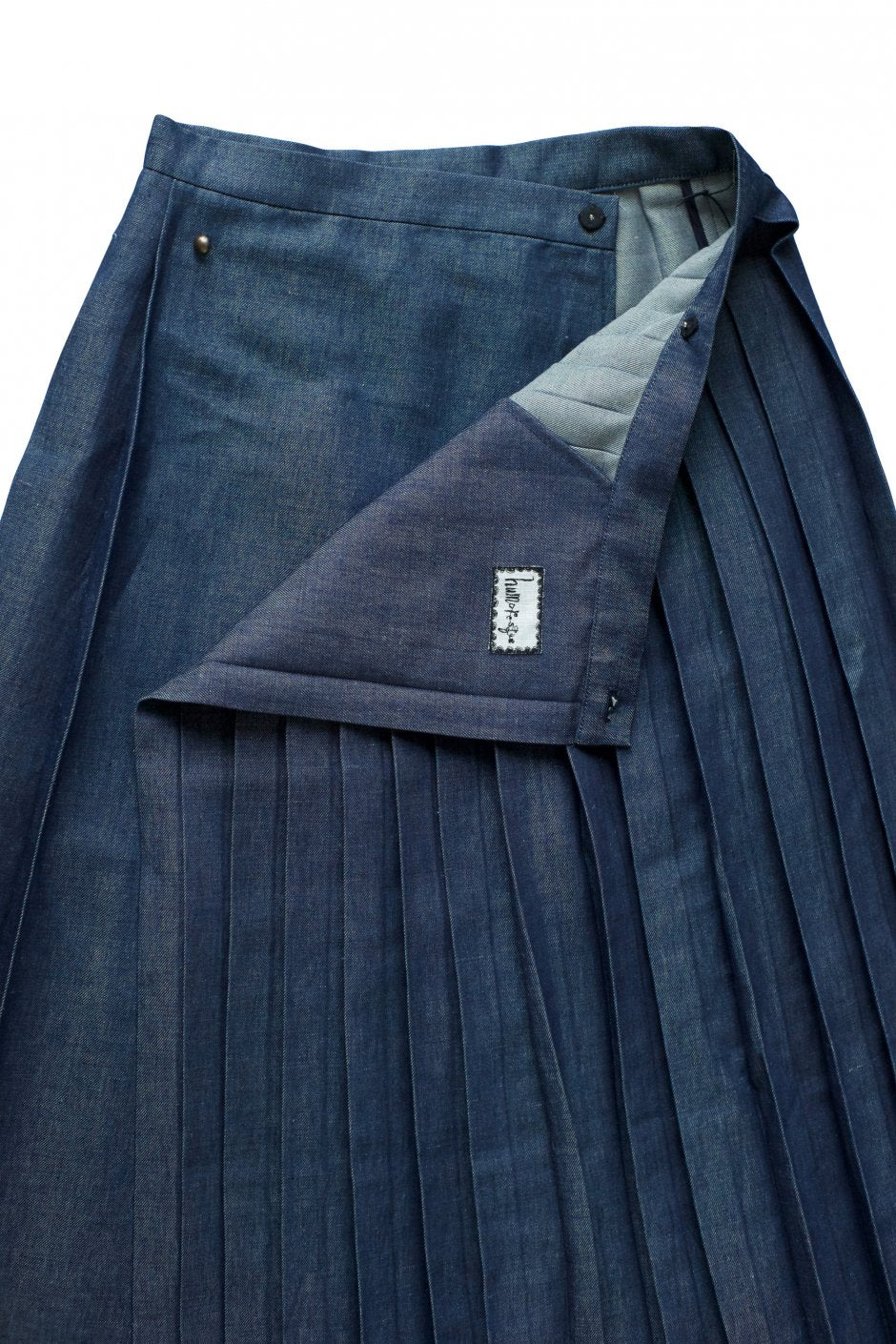 humoresque - WRAP SKIRT - BLUE DENIM