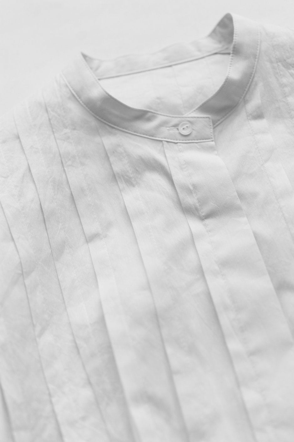 humoresque - TUCK BLOUSE - ICE GRAY
