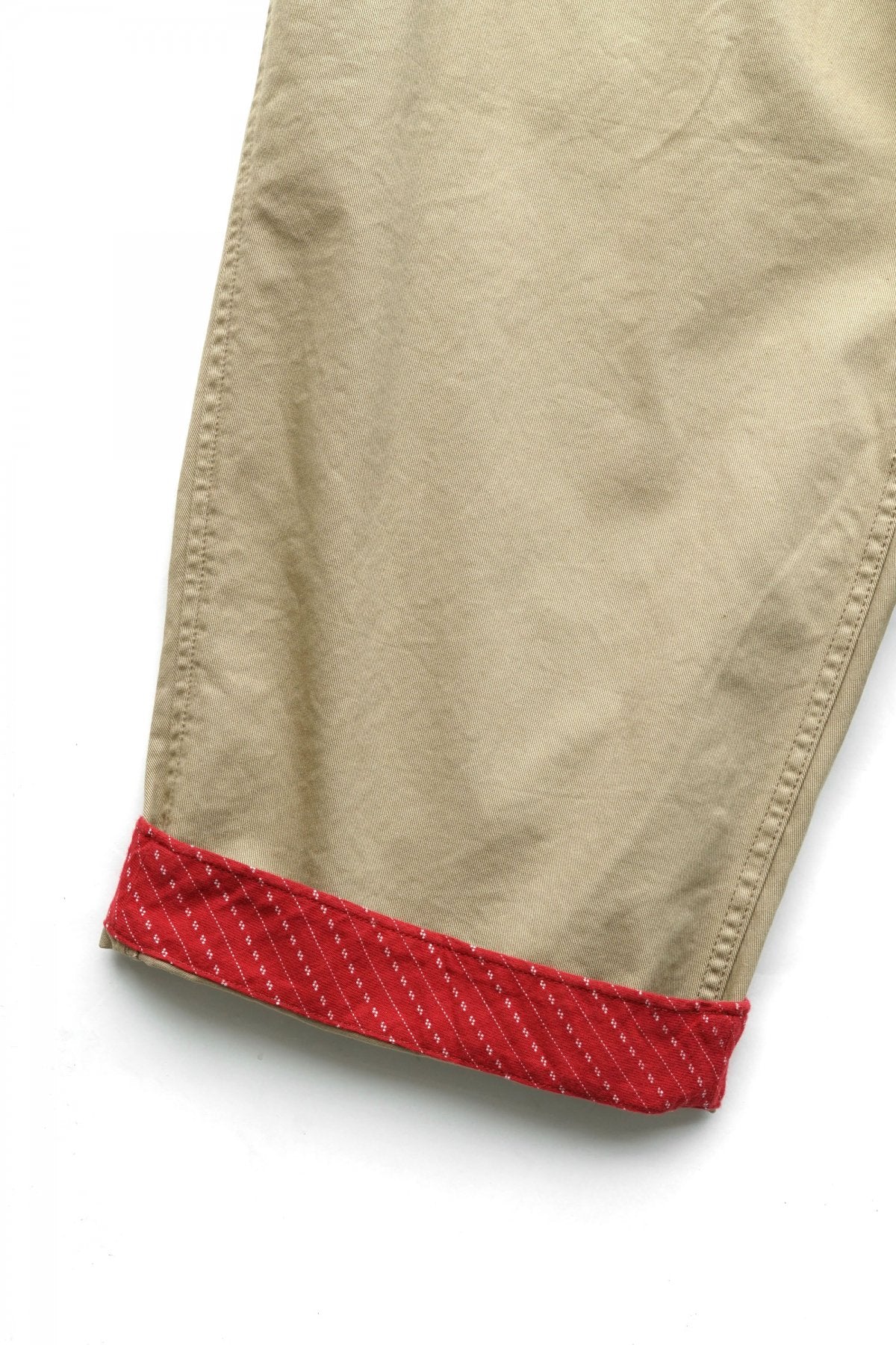 Porter Classic - CHINO WIDE PANTS - KHAKI
