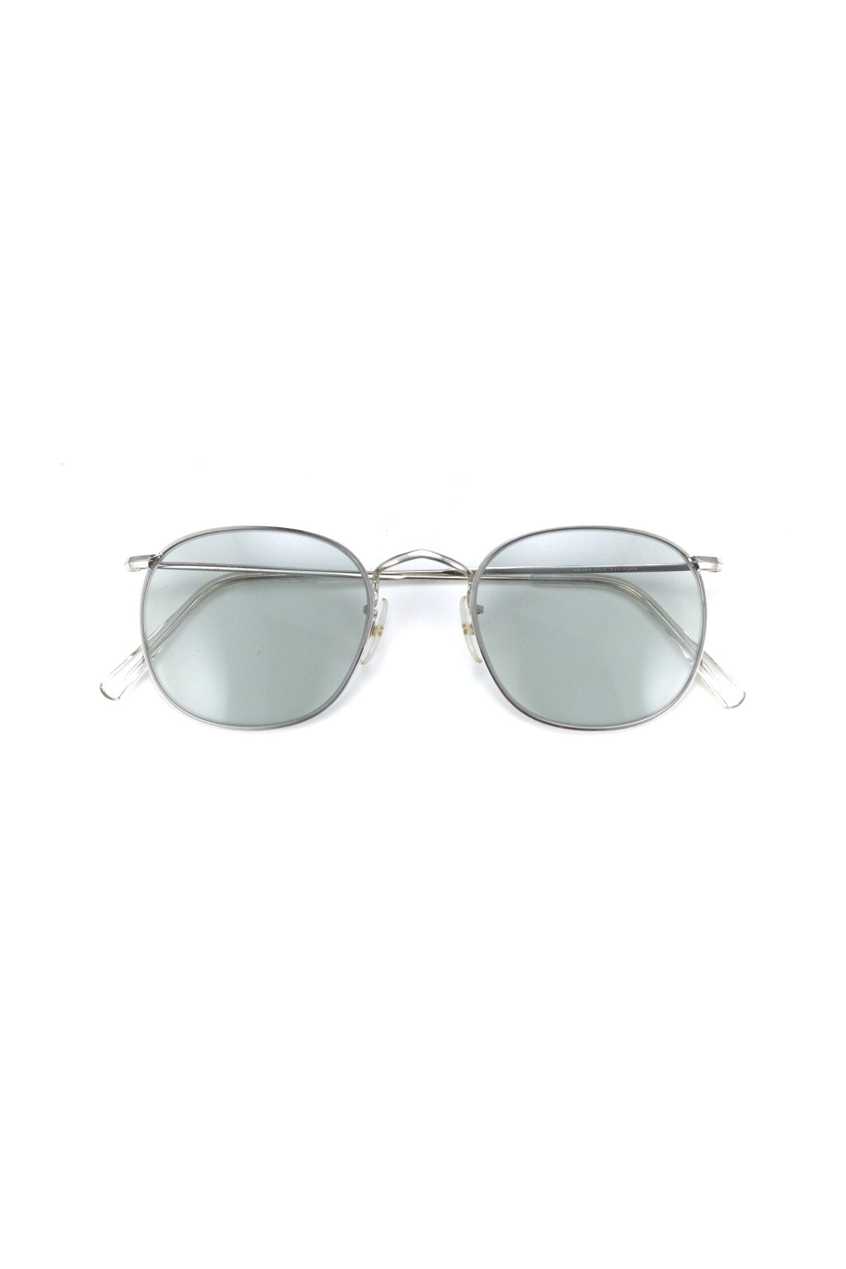 1960s ALGHA BRITISH VINTAGE EYEWEAR METAL WELLINGTON - OPT-607