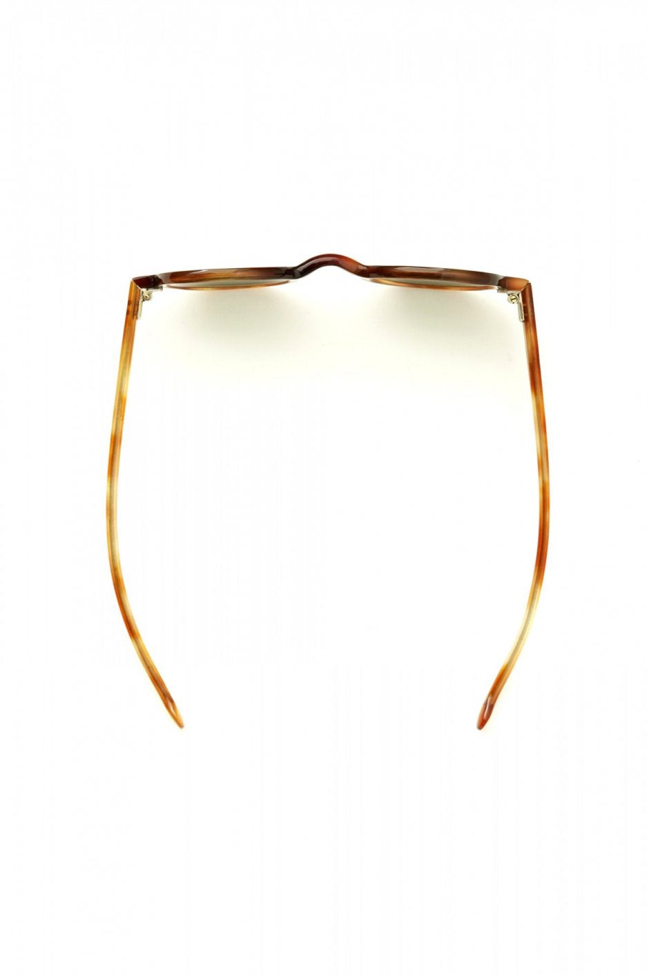1940s FRENCH VINTAGE ROUND SUNGLASS - HONEY AMBER - OPT-543