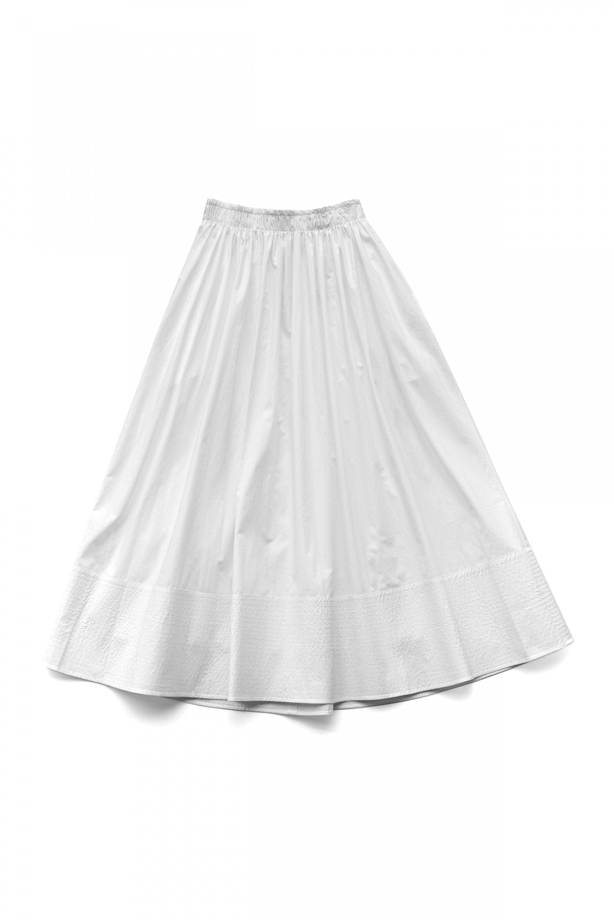 toogood for woman - THE BELLRINGER SKIRT - CRISP COTTON - CHALK