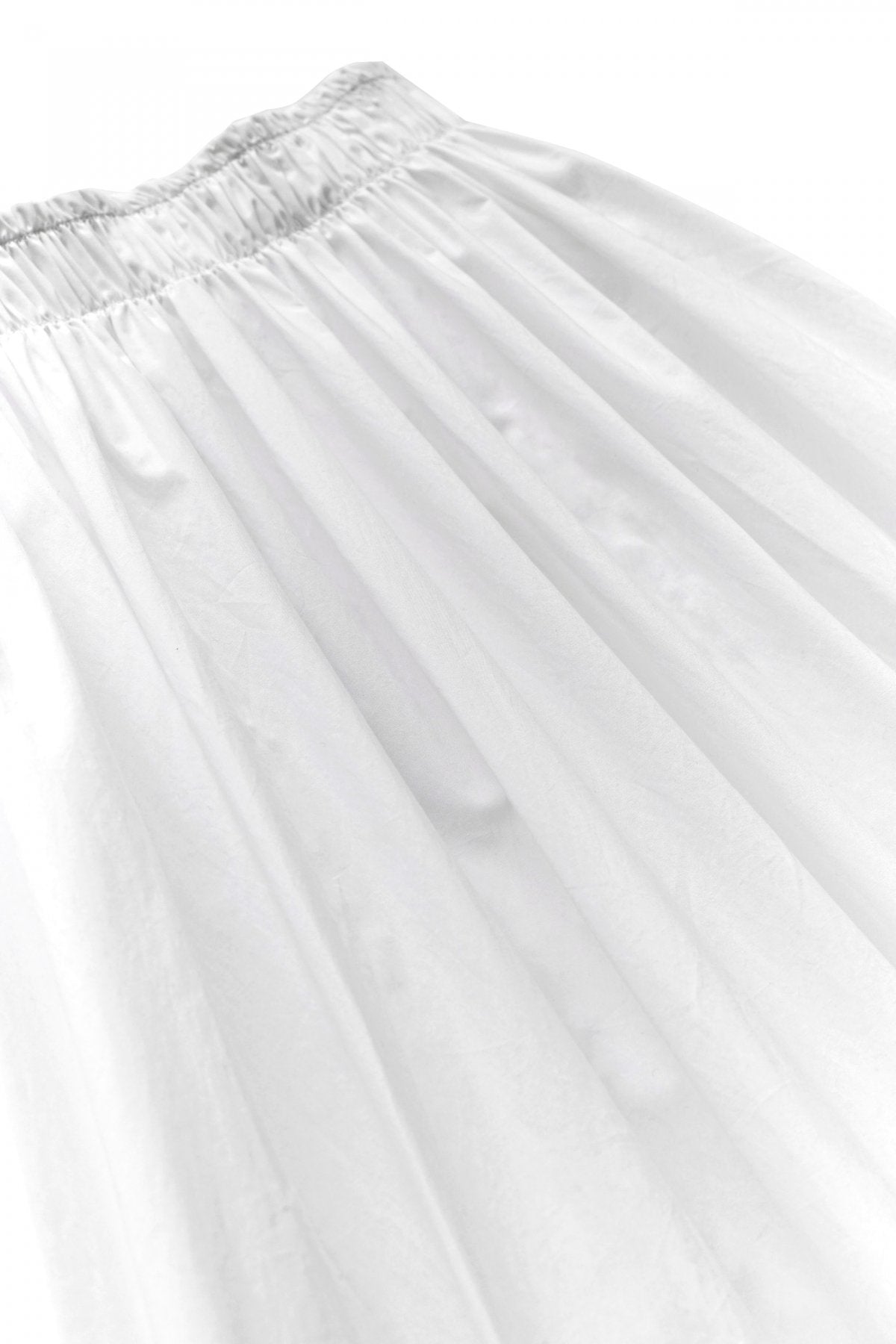 toogood for woman - THE BELLRINGER SKIRT - CRISP COTTON - CHALK