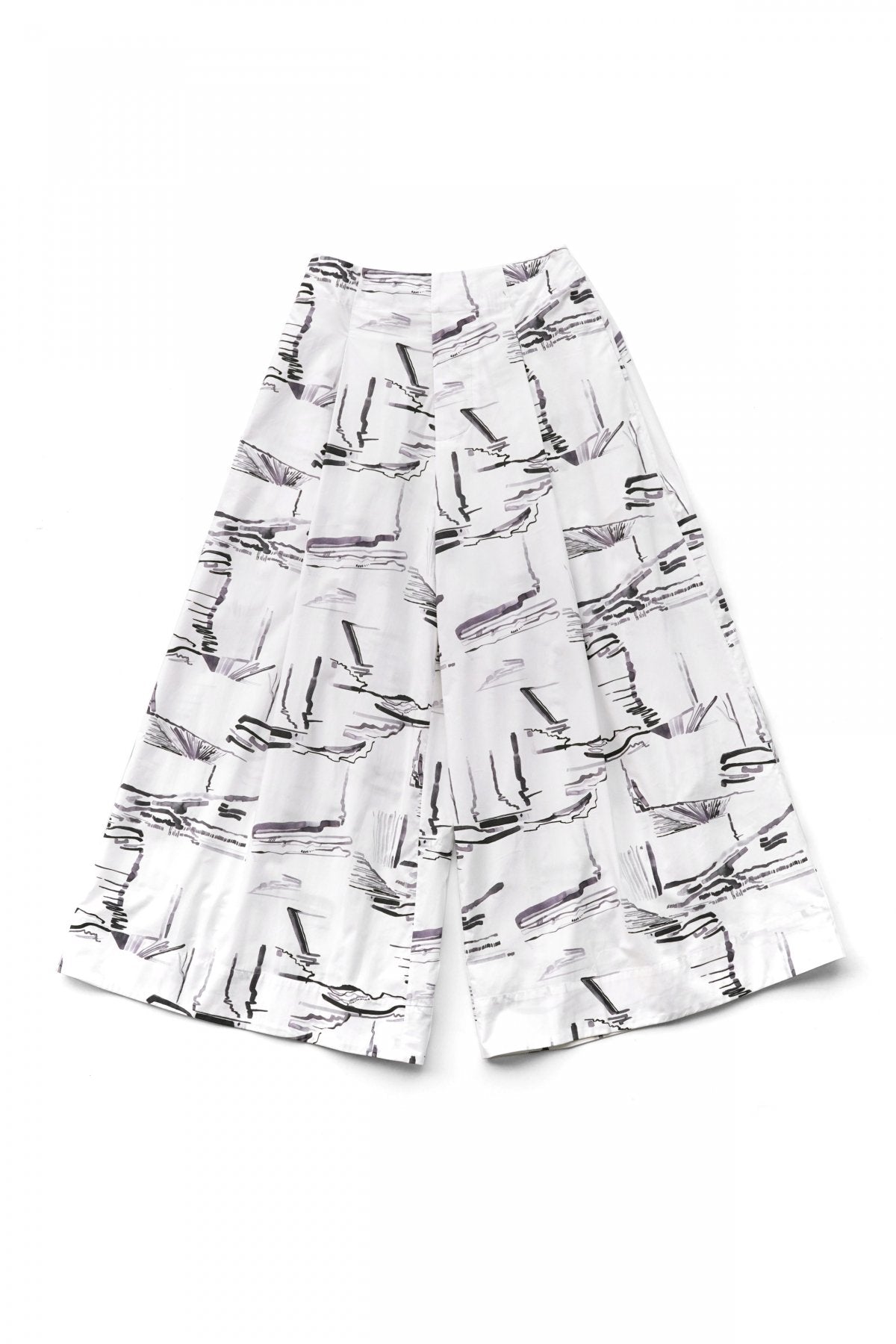 toogood for woman - THE SAILMAKER TROUSER - PRINTED POPLIN - PLOUGHED FIELDS
