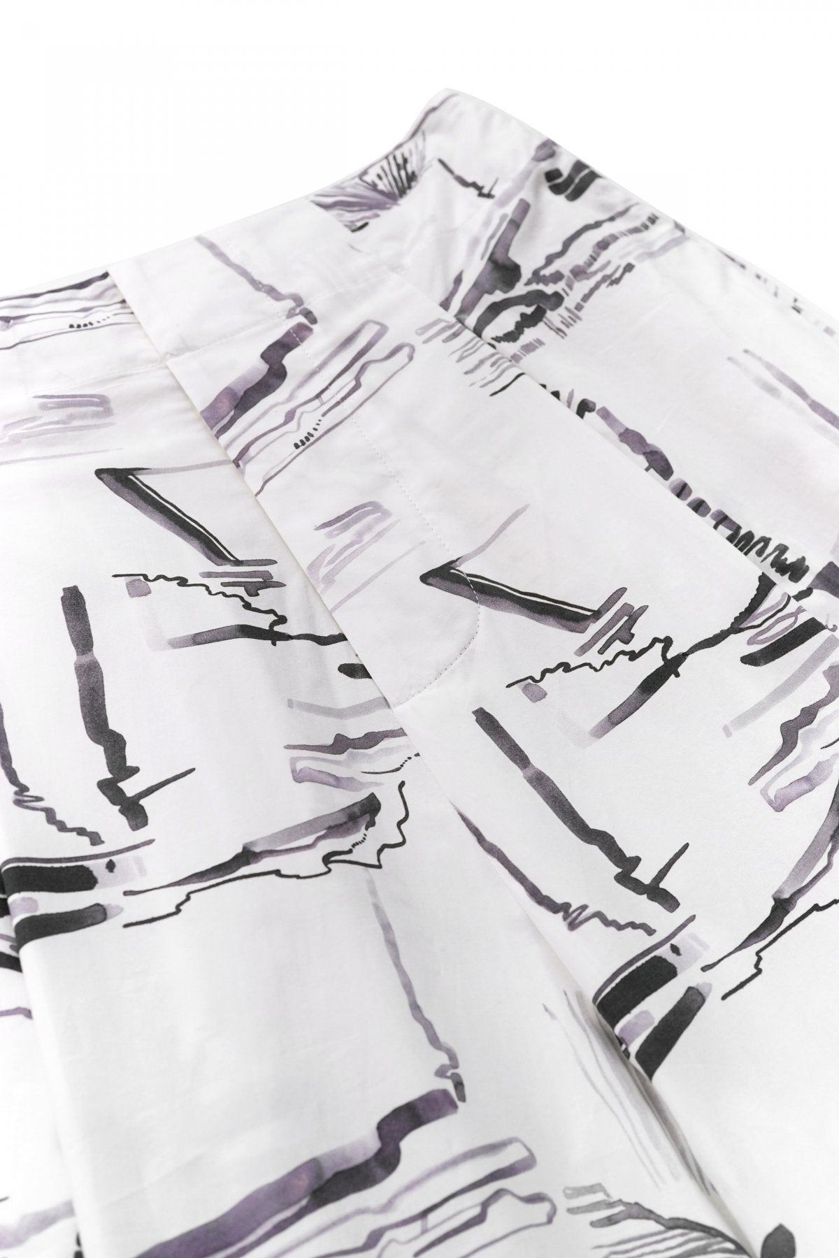 toogood for woman - THE SAILMAKER TROUSER - PRINTED POPLIN - PLOUGHED FIELDS