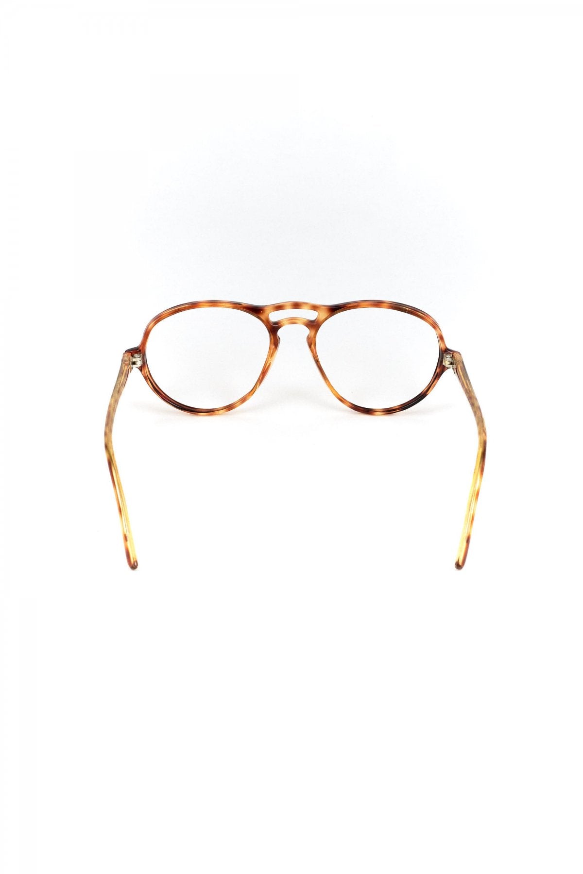1960s FRANCE VINTAGE W-BRIDGE AMBER - OPT-656