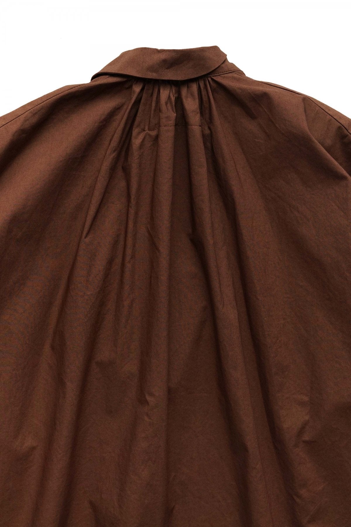 toogood - THE SHEPHERD DRESS - WASHED COTTON - CHESTNUT