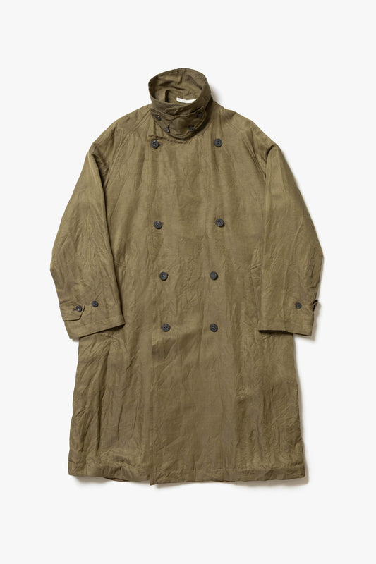 calmlence - COAT010 DOUBLE BREASTED COAT - DBEG